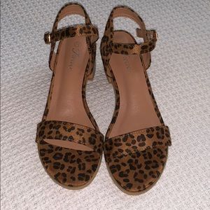 Cheetah print shoes